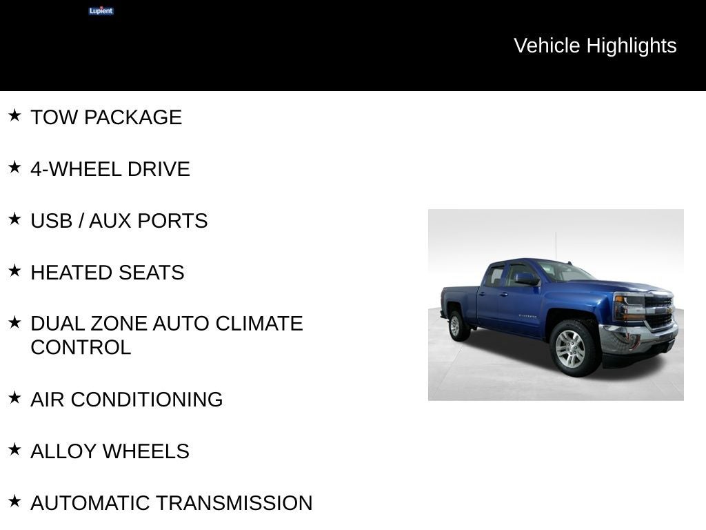 2018 Chevrolet Silverado 1500 LT LT1