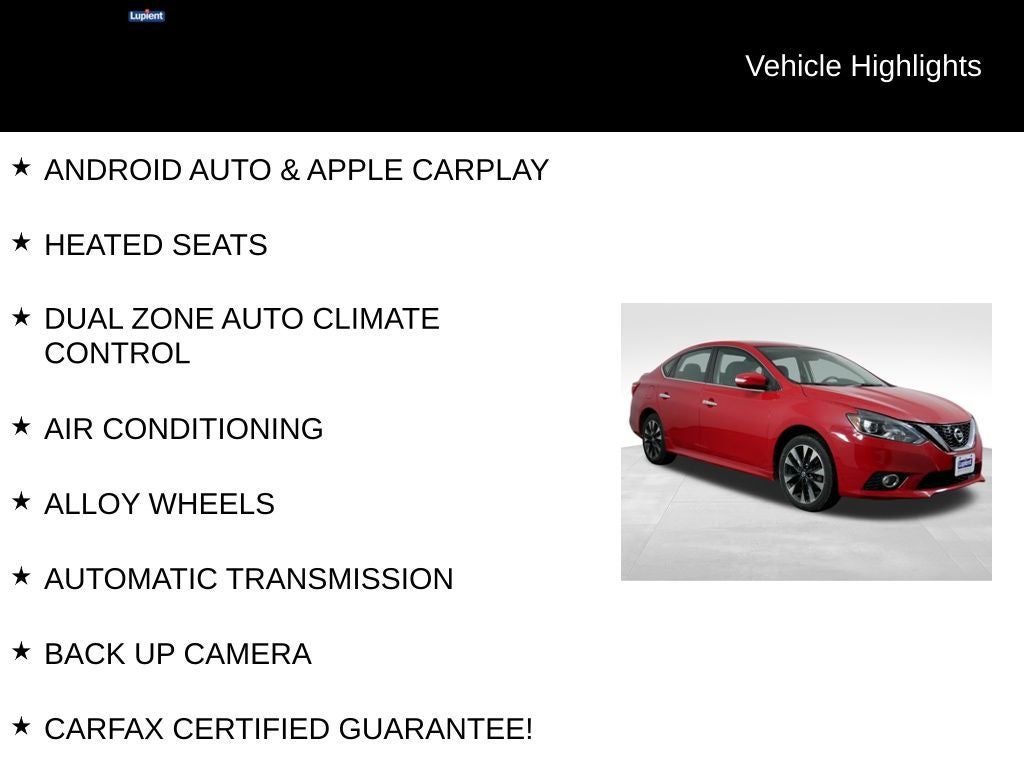 2019 Nissan Sentra SR