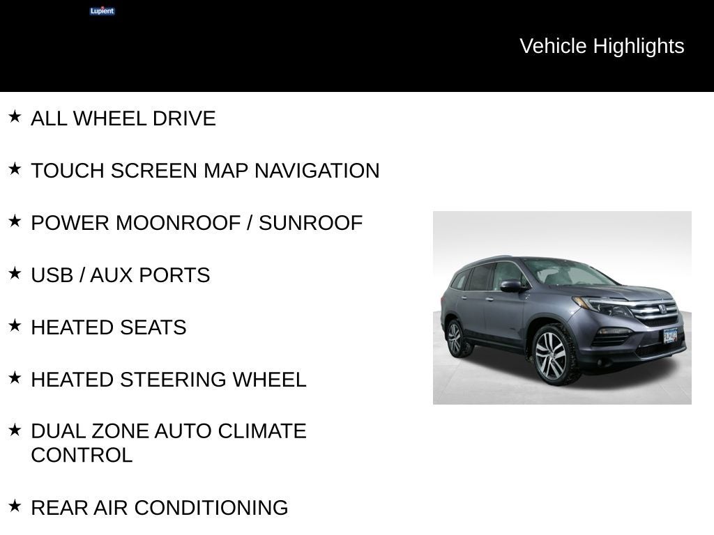 2016 Honda Pilot Elite