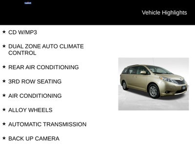 2014 Toyota Sienna XLE 7 Passenger