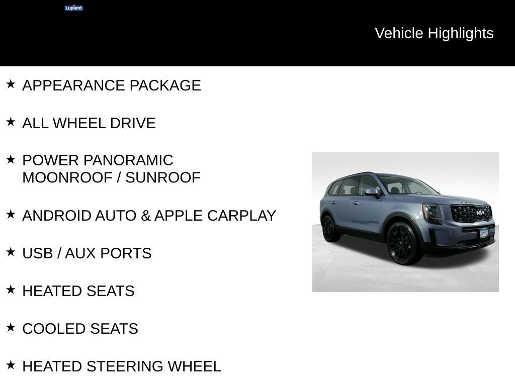 2022 Kia Telluride SX