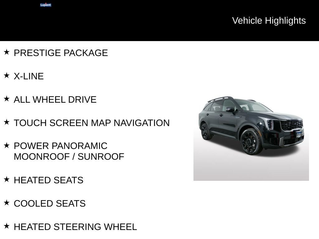 2025 Kia Sorento X-Line SX Prestige