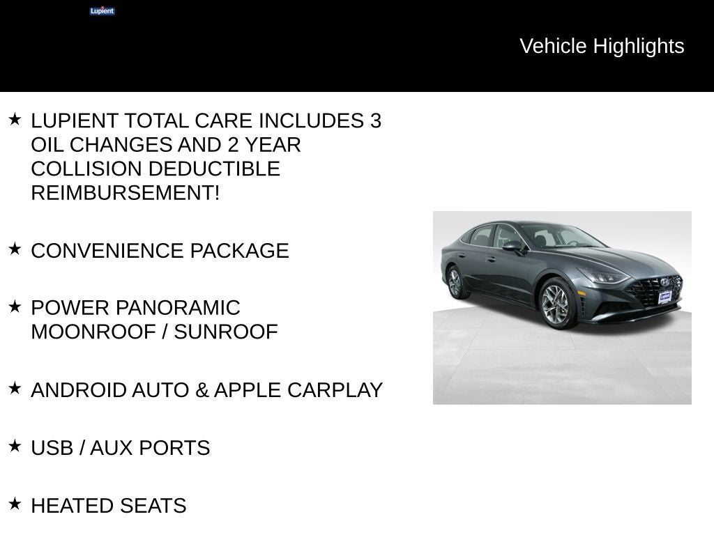 2022 Hyundai Sonata SEL Convenience Package