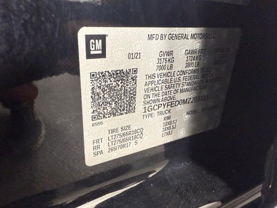 2021 Chevrolet Silverado 1500 LT Trail Boss