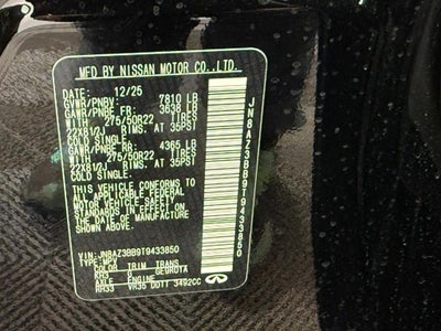 2026 INFINITI QX80 LUXE