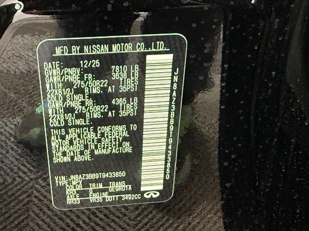 2026 INFINITI QX80 LUXE