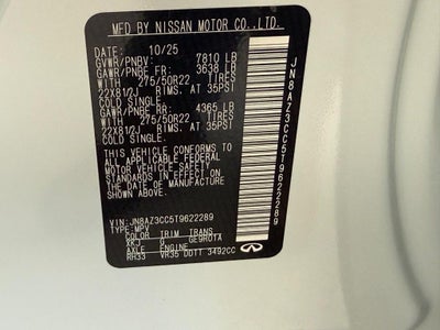 2026 INFINITI QX80 AUTOGRAPH