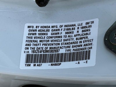 2021 Honda Insight Touring