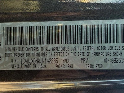 2018 Jeep Wrangler Unlimited Sport S