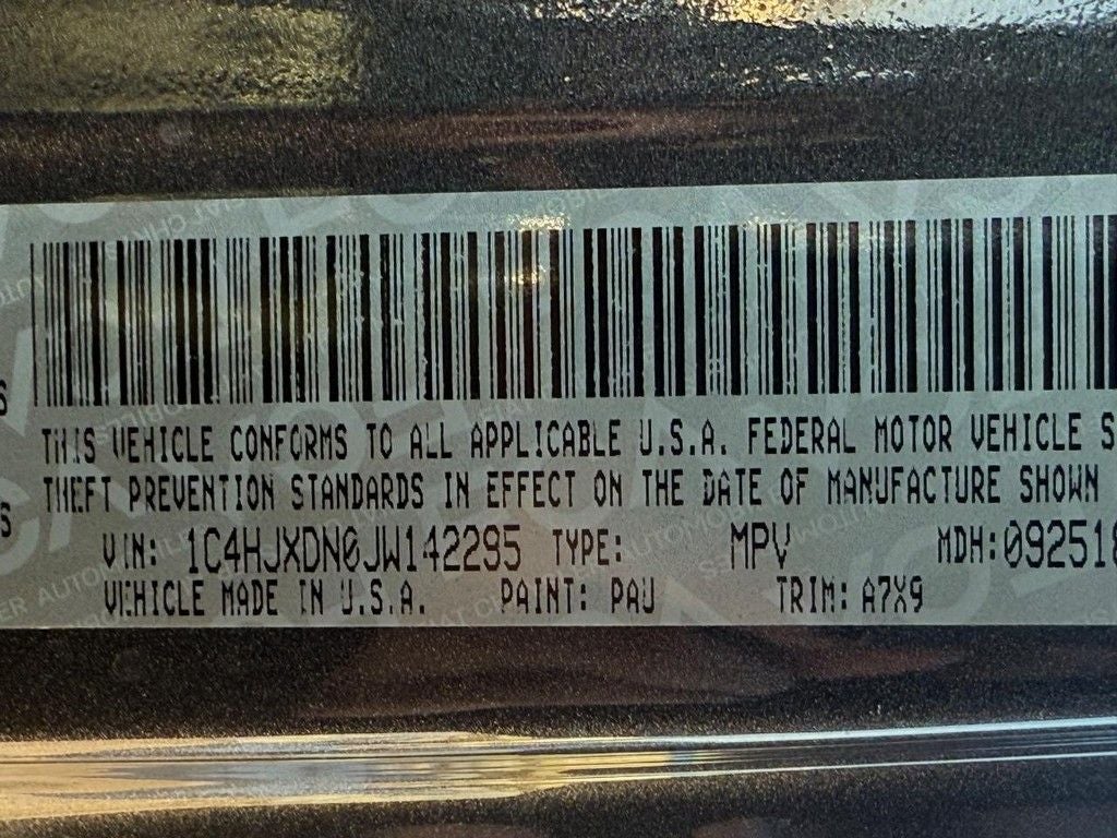 2018 Jeep Wrangler Unlimited Sport S