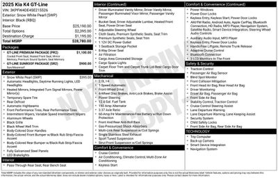 2025 Kia K4 GT-Line