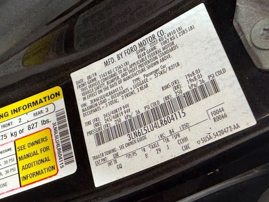 2020 Lincoln MKZ Hybrid Reserve