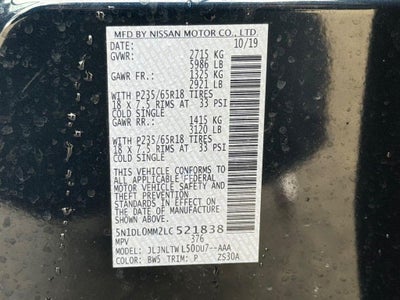 2020 INFINITI QX60 LUXE