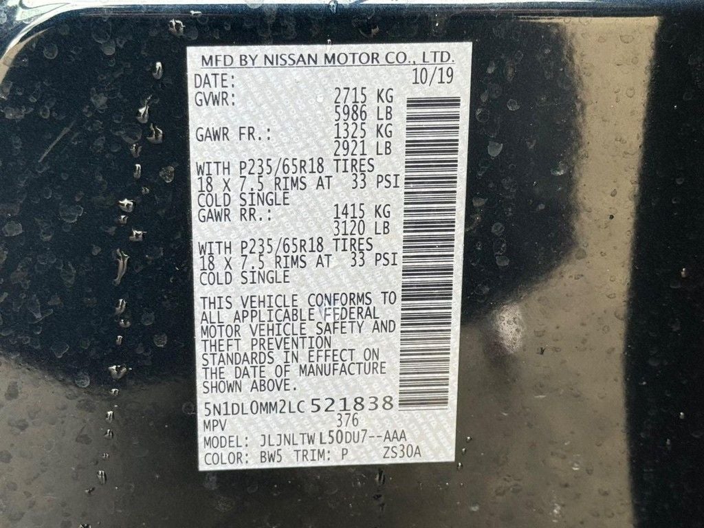 2020 INFINITI QX60 LUXE