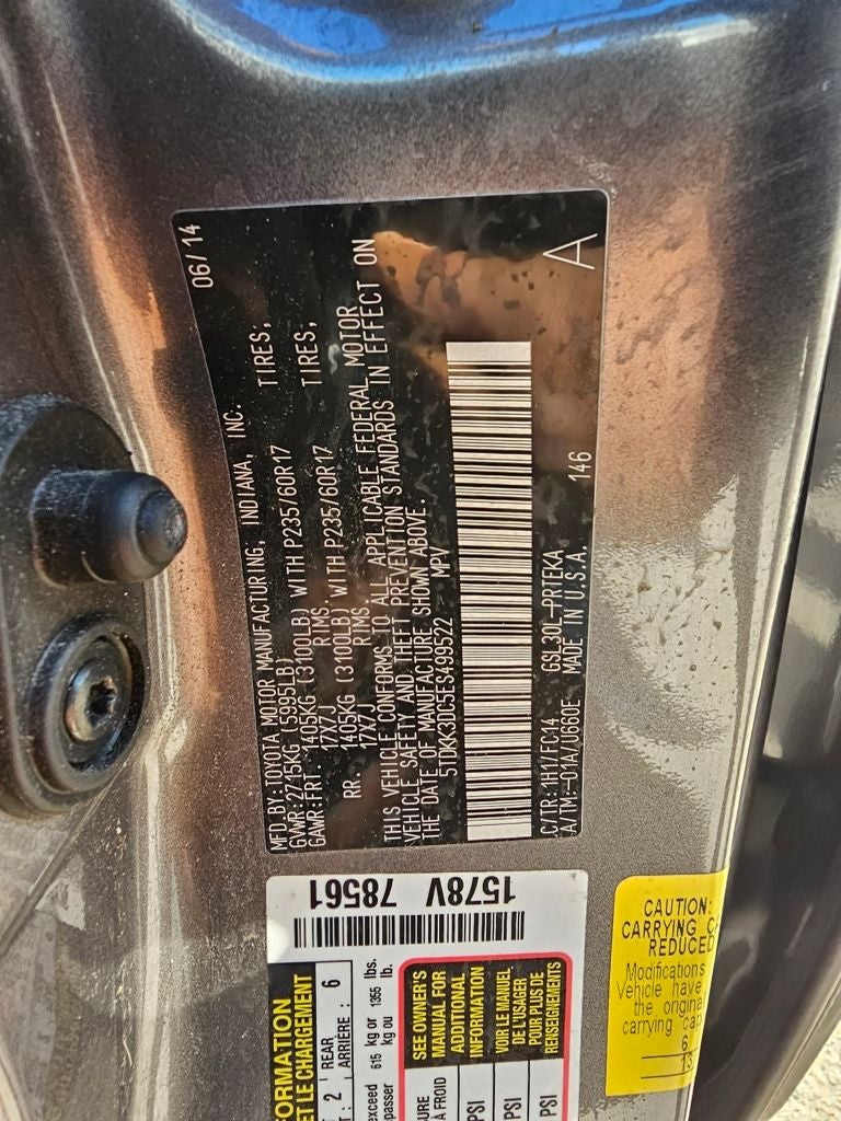 2014 Toyota Sienna LE