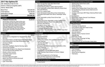 2017 Kia Optima EX
