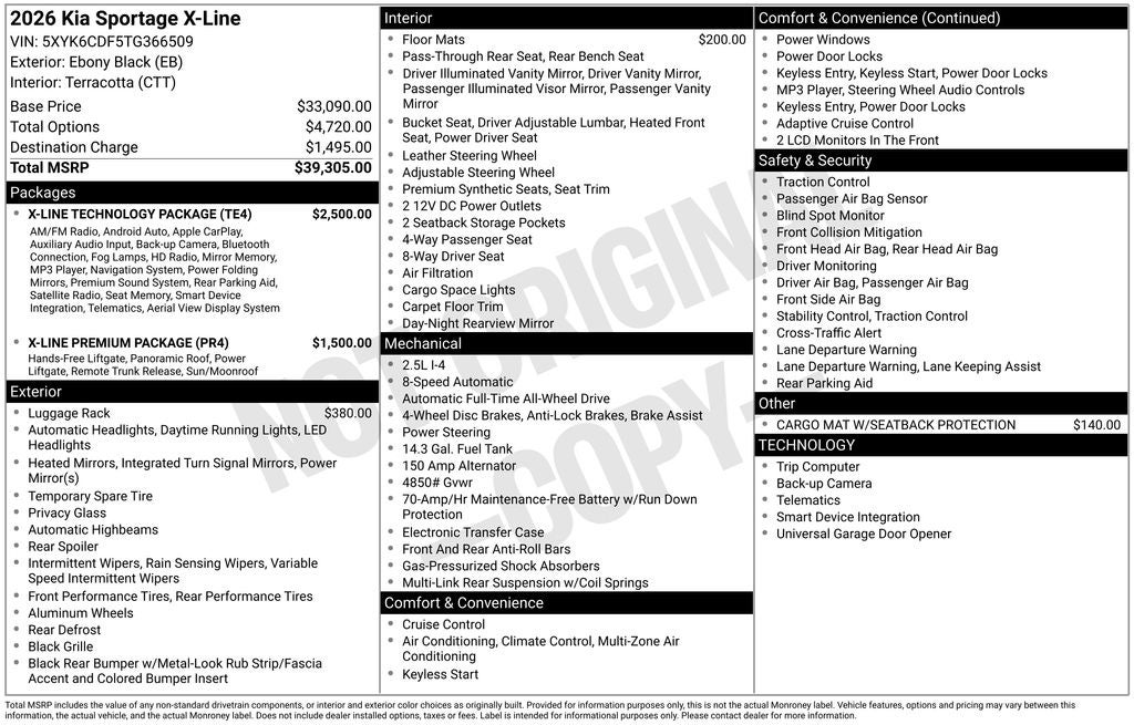 2026 Kia Sportage X-Line