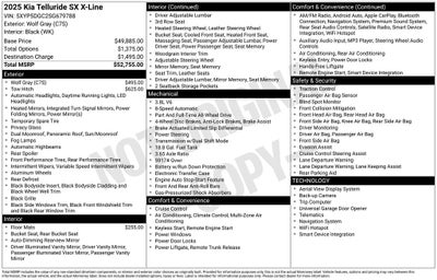 2025 Kia Telluride SX X-Line