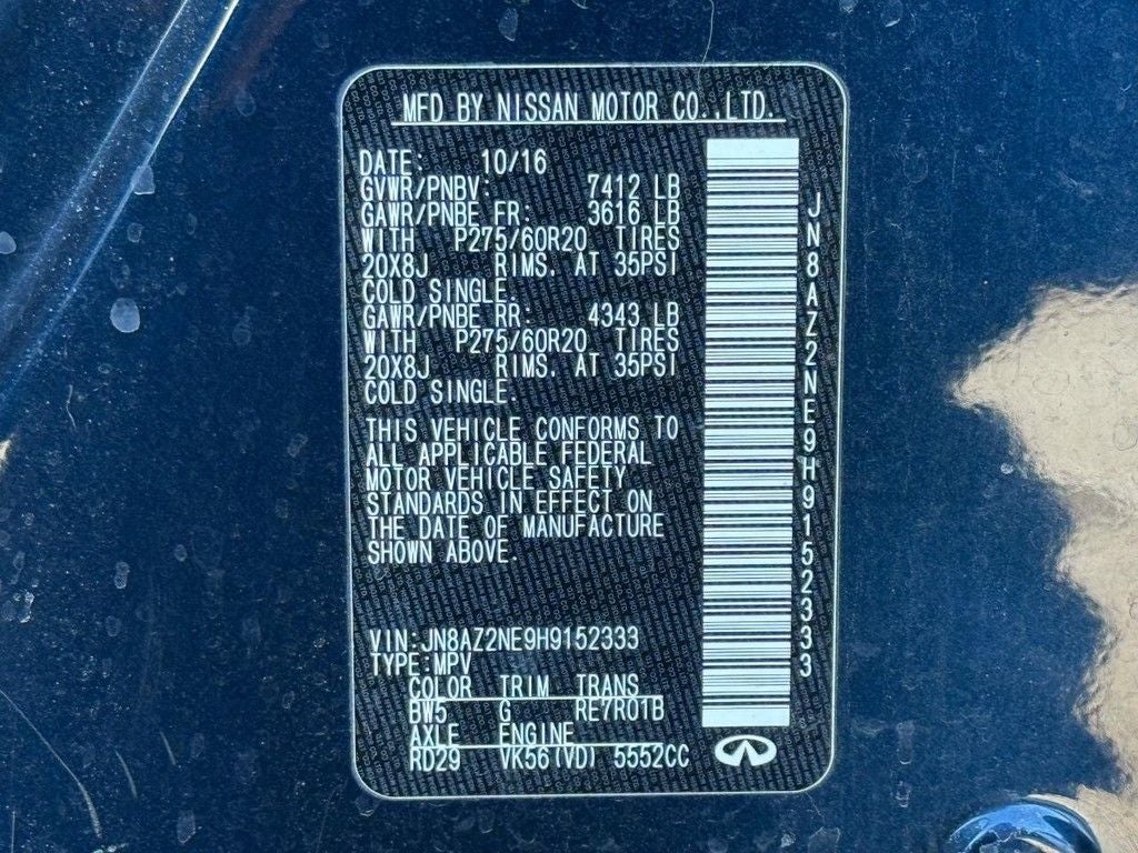 2017 INFINITI QX80 Base