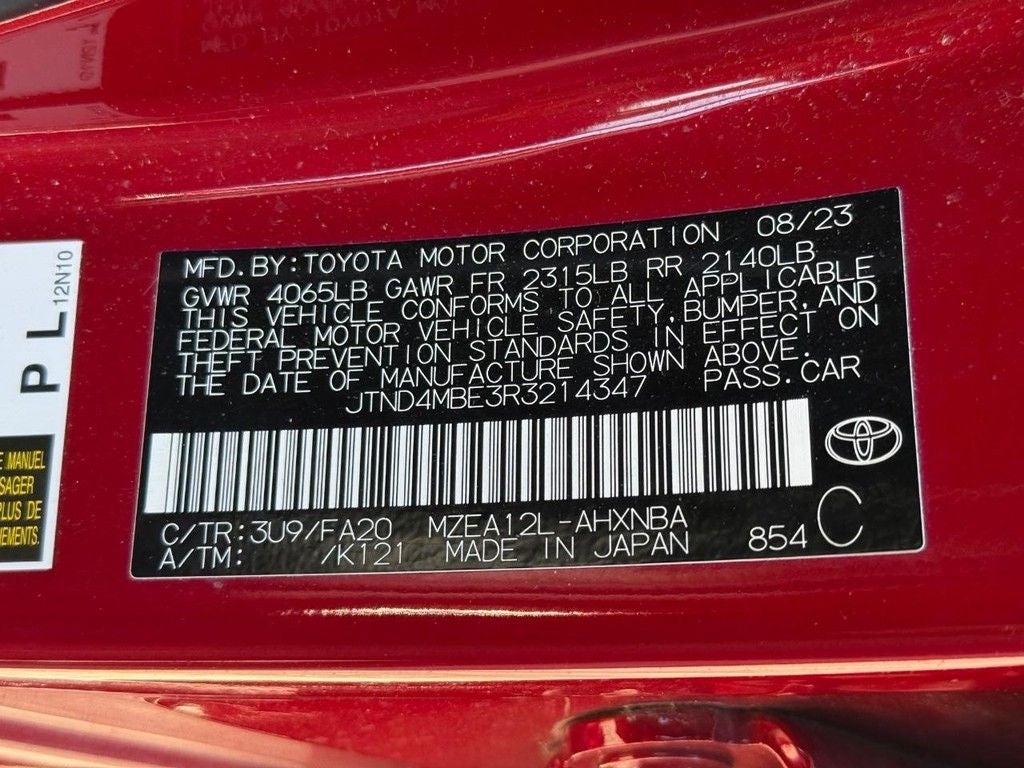 2024 Toyota Corolla Hatchback SE