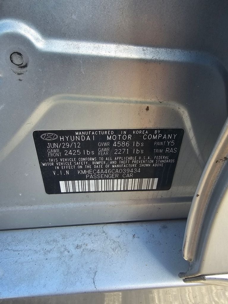 2012 Hyundai Sonata Hybrid Base
