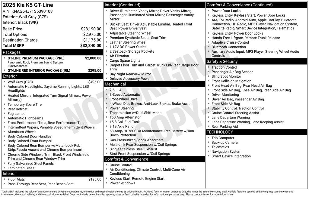 2025 Kia K5 GT-Line
