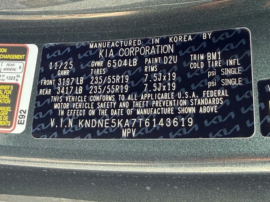 2026 Kia Carnival Hybrid SX Prestige