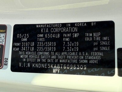 2026 Kia Carnival Hybrid SX
