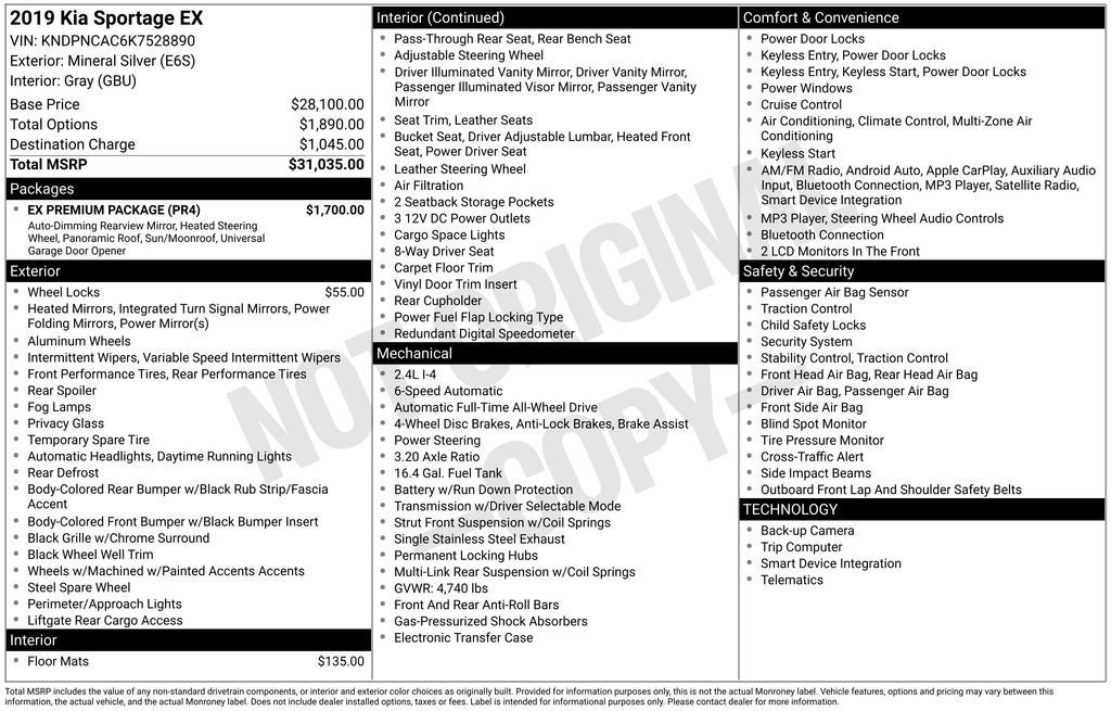 2019 Kia Sportage EX