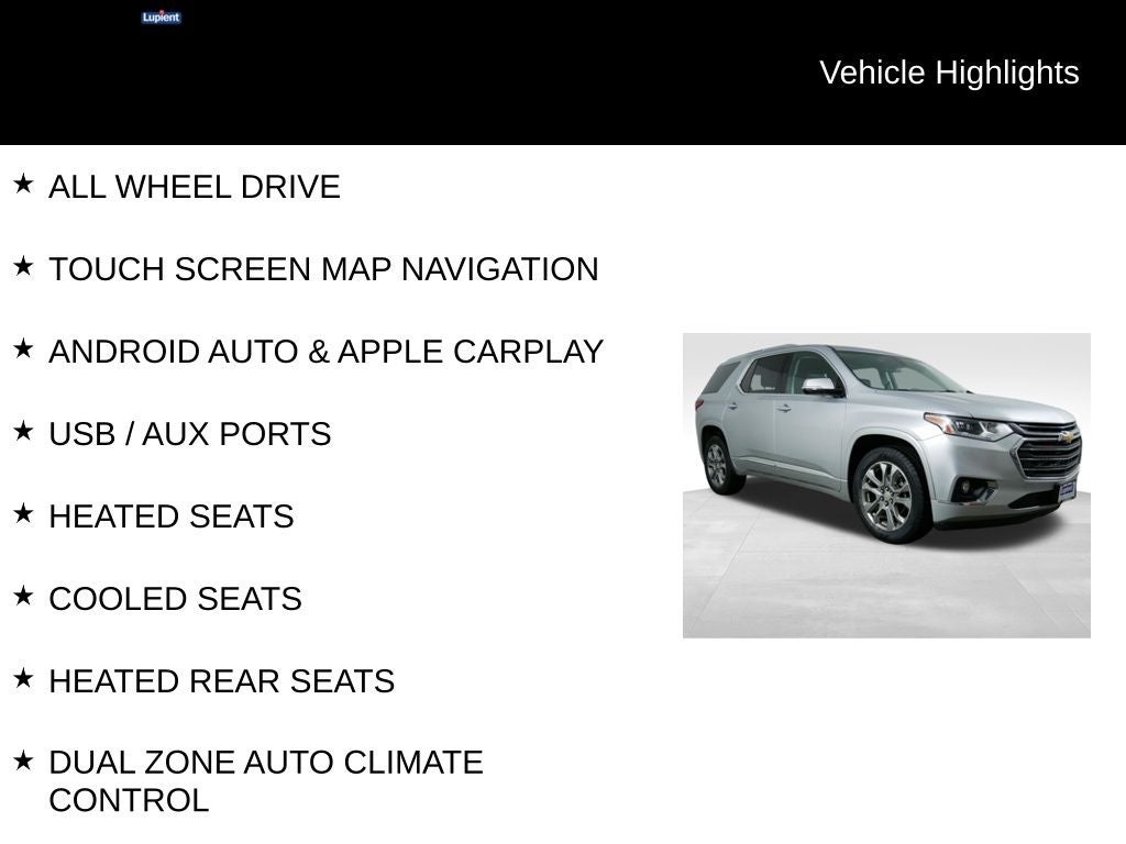 2018 Chevrolet Traverse Premier