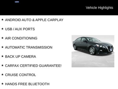 2020 Nissan Altima 2.5 S