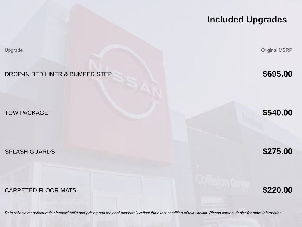 2026 Nissan Frontier SV Dark Armor