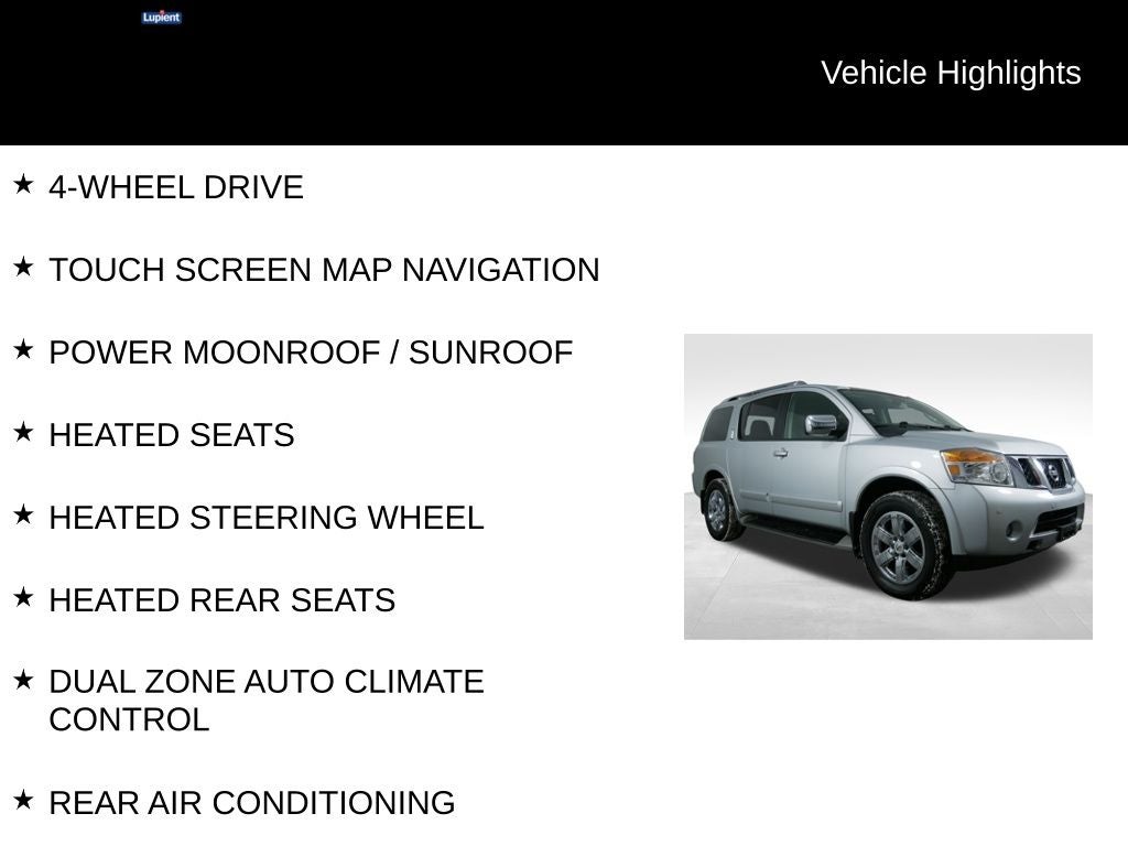 2012 Nissan Armada Platinum