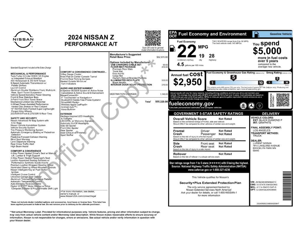 2024 Nissan Z Performance
