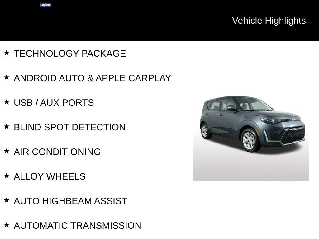 2025 Kia Soul LX Technology Package