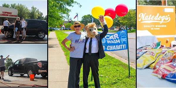 Lupient Kia's carwash for Brooklyn Park's Avenues for Homeless Youth in Brooklyn Park