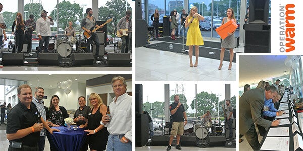 Lupient Chevrolet charity event for Operation Warm in Bloomington, MN
